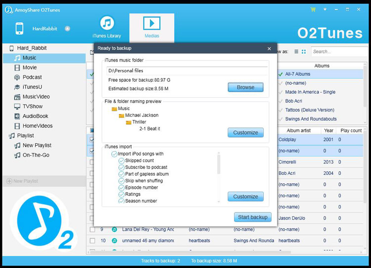 AmoyShare O2Tunes - iOS 设备文件传输软件丨反斗限免