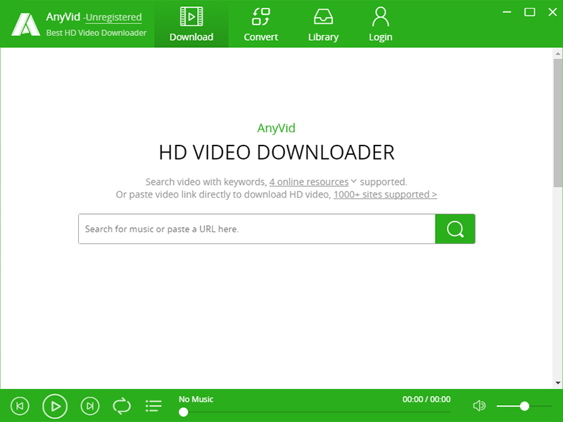 AnyVid Video Downloader Screenshot