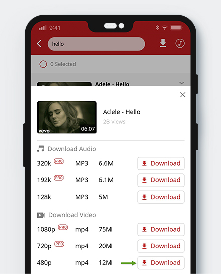 Download YouTube videos on Android with AnyUTube