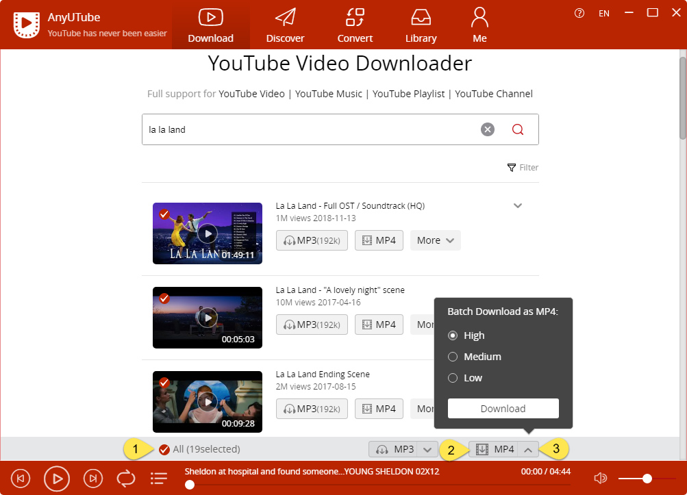 YouTube video batch download