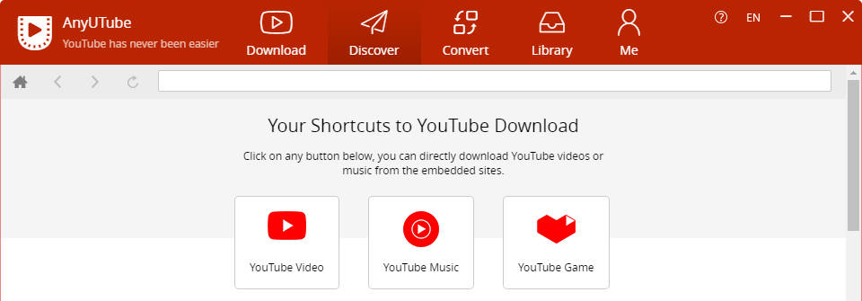 Discover feature