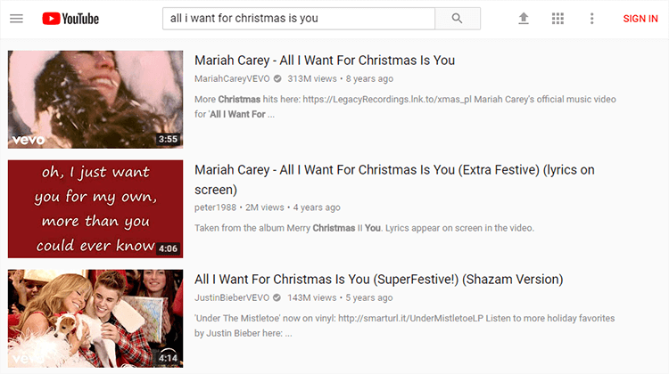 all i want for christmas is you as an example then i got it soon search christmas song on youtube - All I Want For Christmas Is You Youtube all i want for christmas is you as an example then i got it soon search christmas song on youtube - All I Want For Christmas Is You Youtube