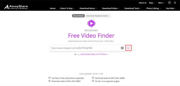 Free Video Finder