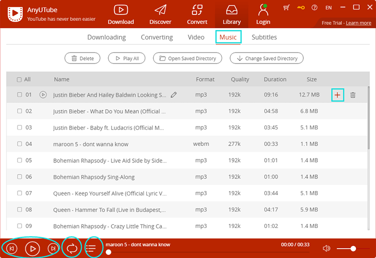AnyUTube library