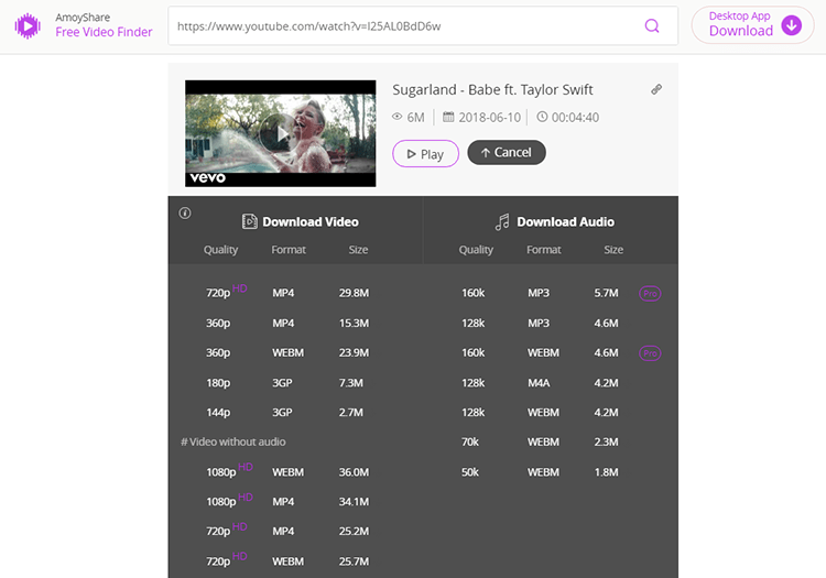 Free Video Finder