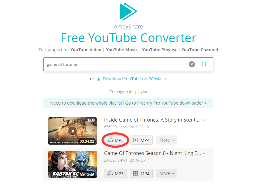 youtube playlist downloader free online mp3