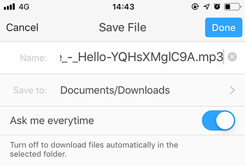 save to