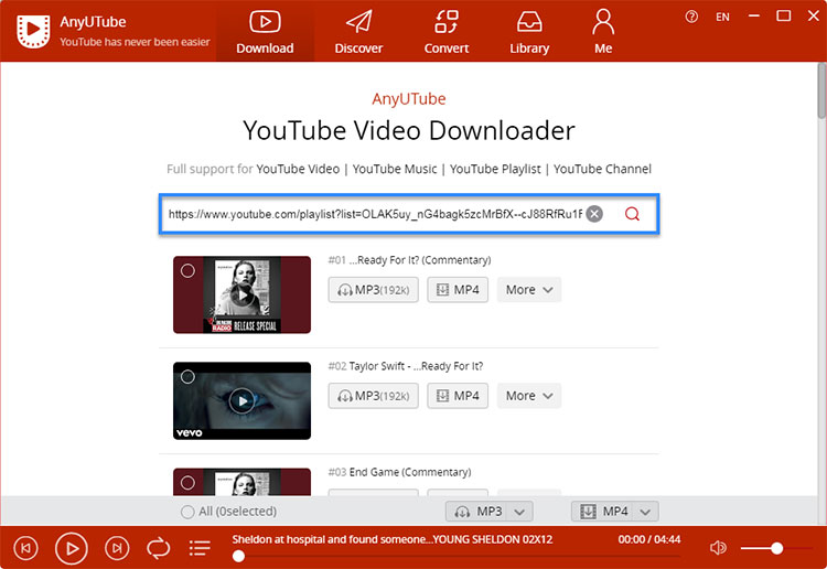 YouTube playlist