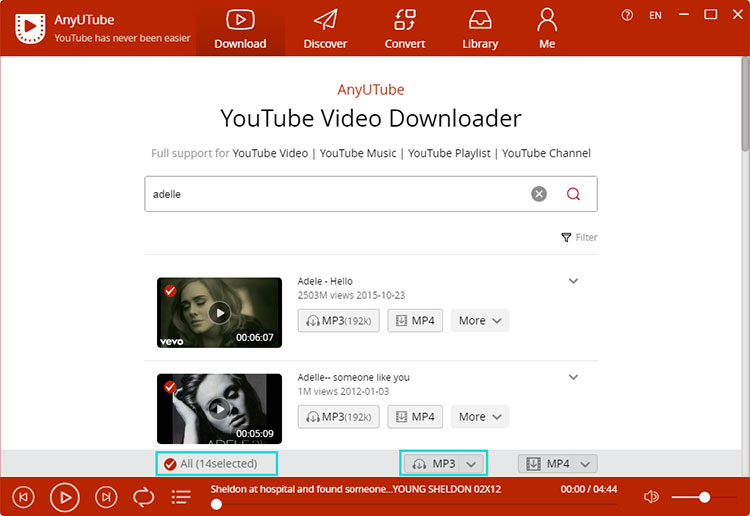 YouTube batch download