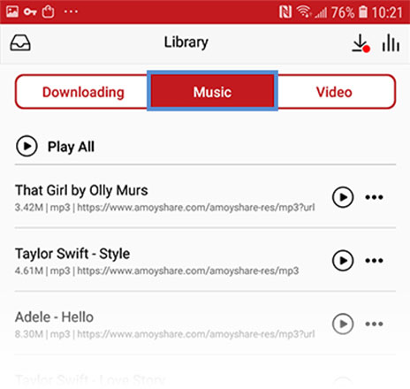music library
