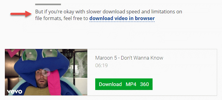 search result on SaveFrom.net