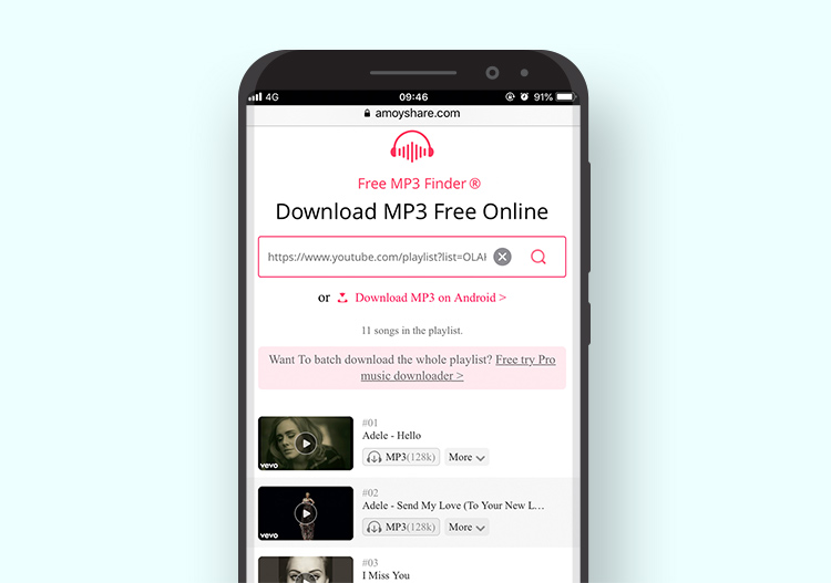 ads pop up on MP3 Juice