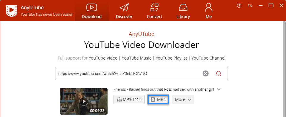 Friends on YouTube