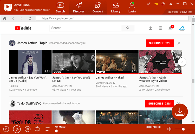 Discover YouTube videos