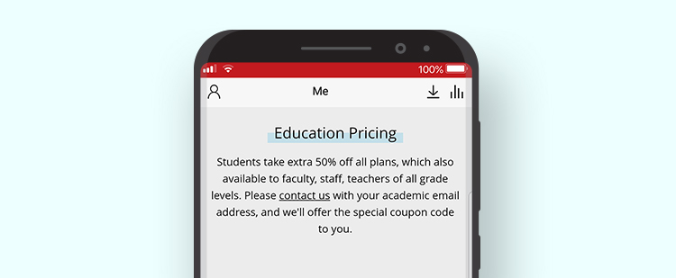 Education pricing