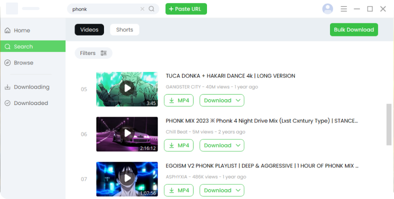 Pick the video you like