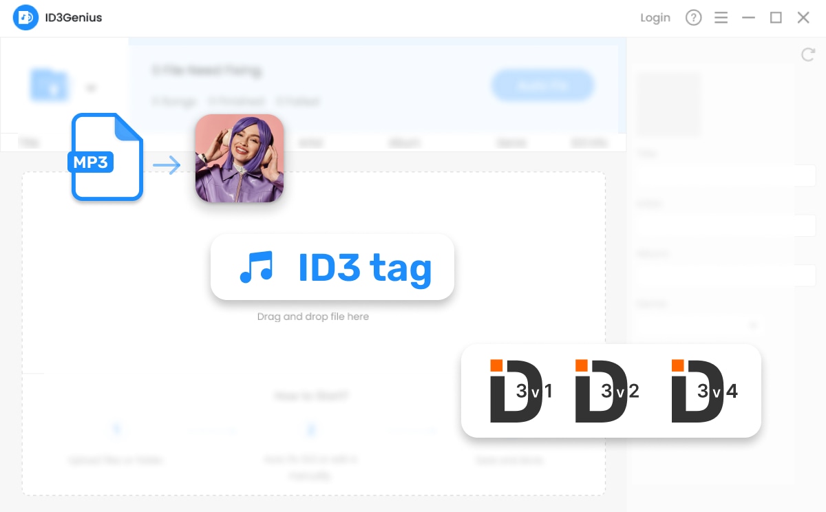 Available for Different ID3 Tag Versions