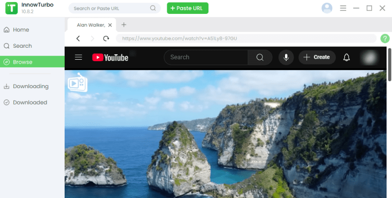 Browse and download in one click