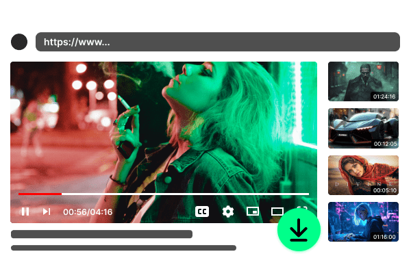 Browse and download by built-in browser