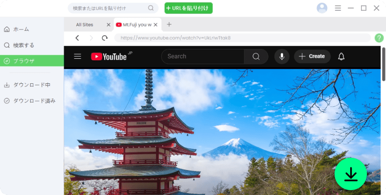 Browse and download in one click