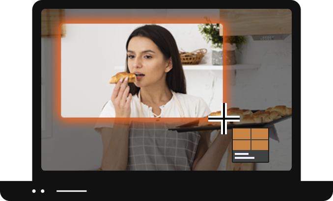 Hit the Snapshot icon , then click and drag the mouse to take a screenshot