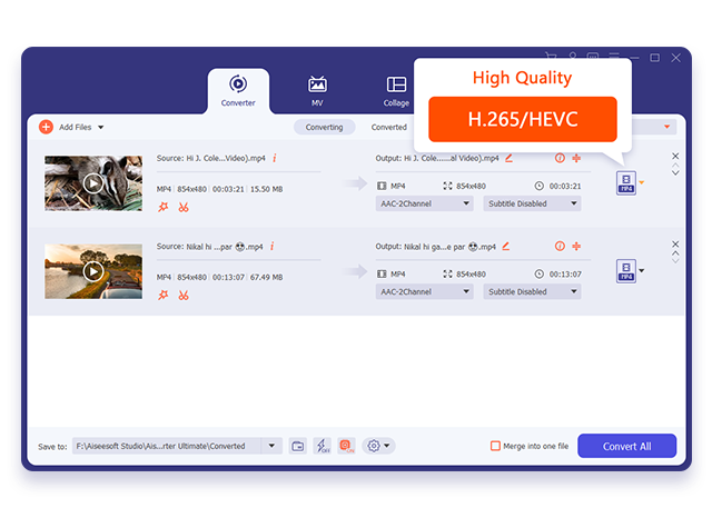 Highest HEVC/H.265 Video Coding