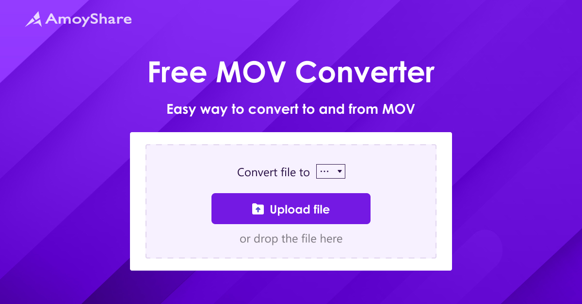 Online MOV Converter Convert from and to MOV Online Free