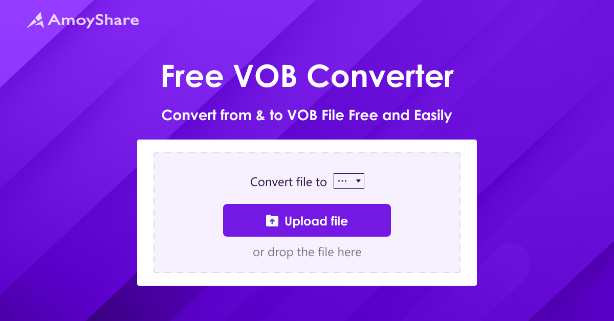 VOB Converter Convert from & to VOB File Free and Easily