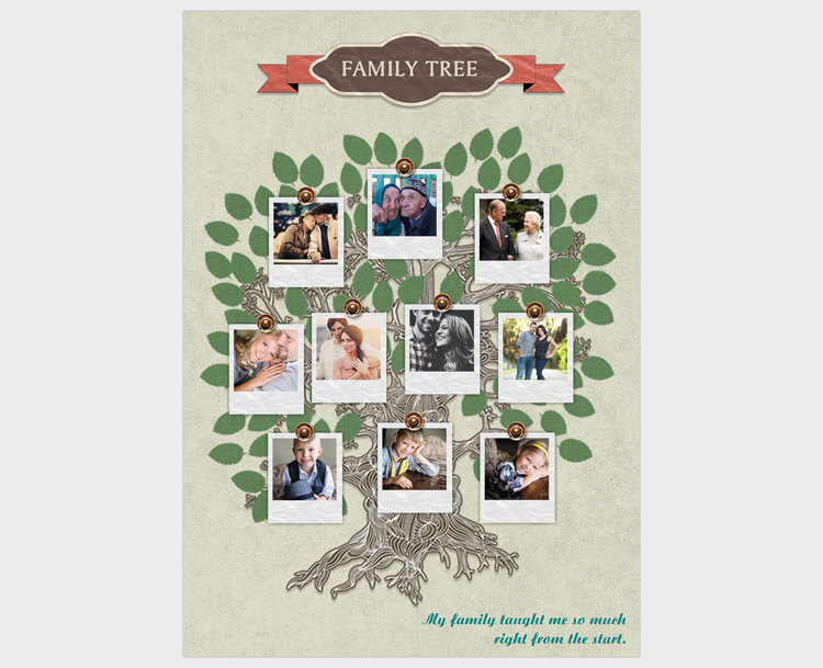 A Guide on Family Tree Photo Card Making - AmoyShare