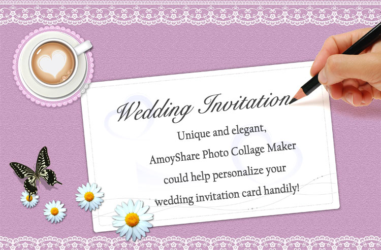 How to Create Wedding Invitation Card with Amoyshare PCM?
