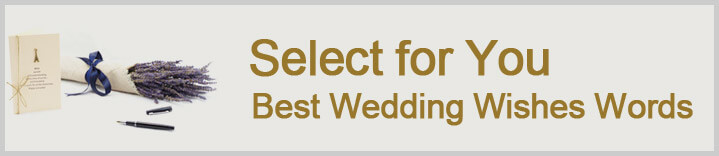 best wedding wishes words