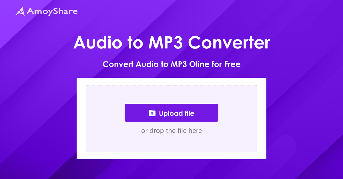 Audio to MP3 Converter Convert Audio to MP3 Easily & Fast