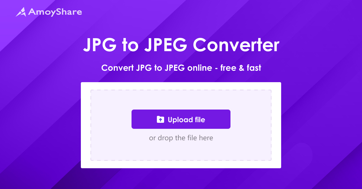 Best JPG to JPEG Converter - Free, Easy & Efficient