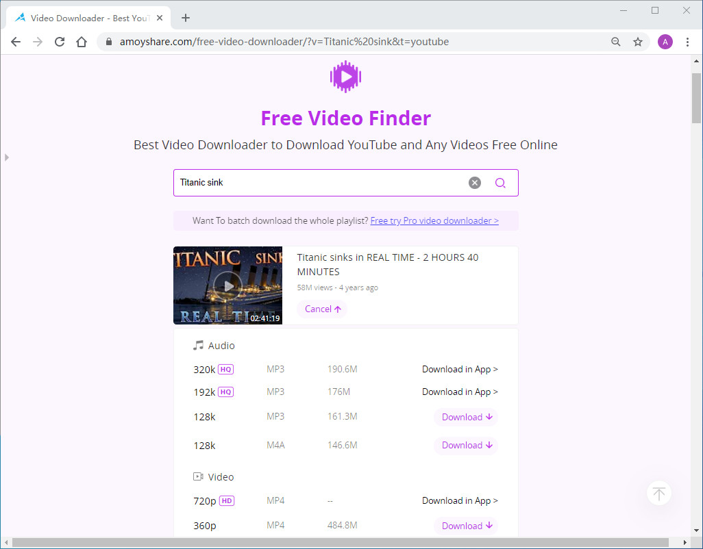 Descargar películas HD gratis desde el sitio web
