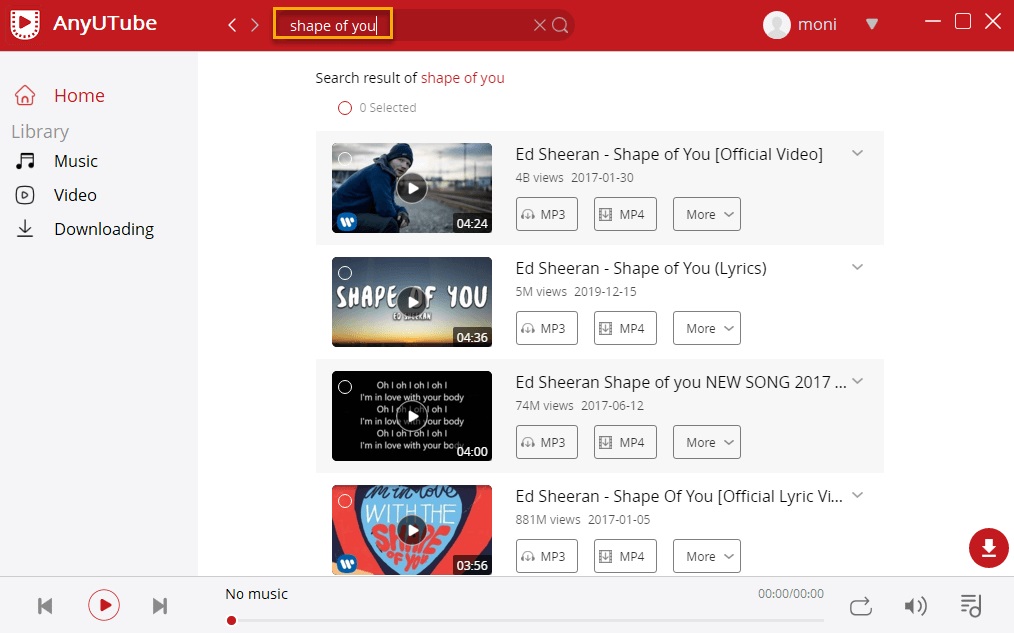 YouTube результат поиска вашей фигуры на AnyUTube