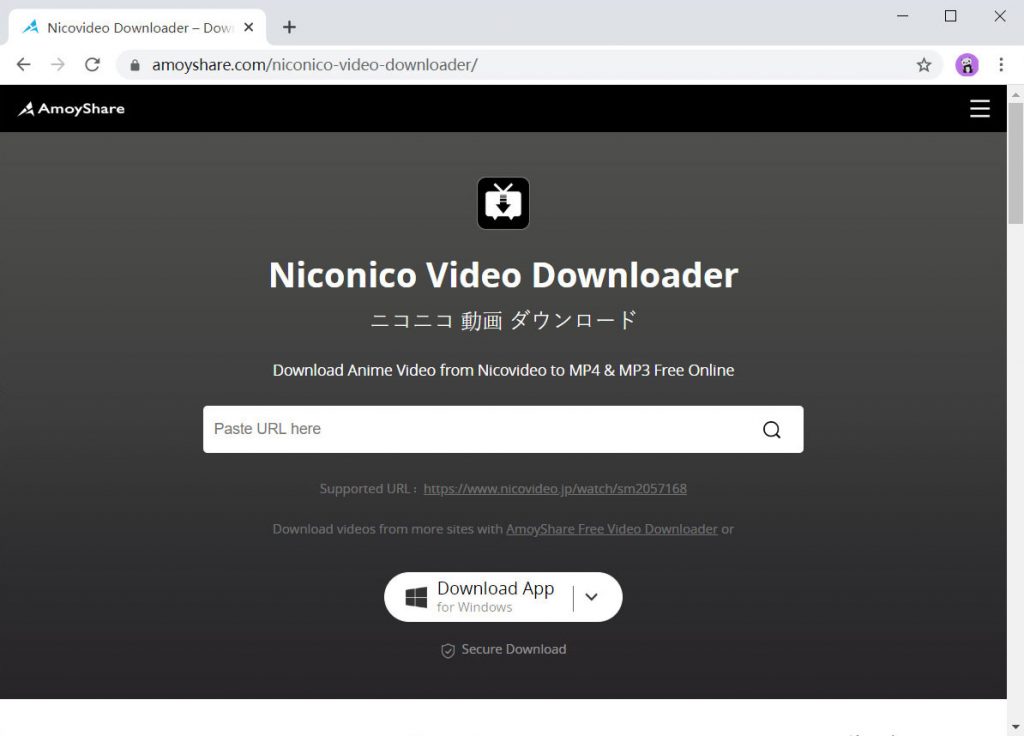 Niconico 비디오 Donwloader