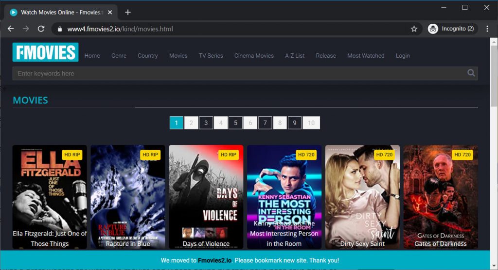 FMovies interface