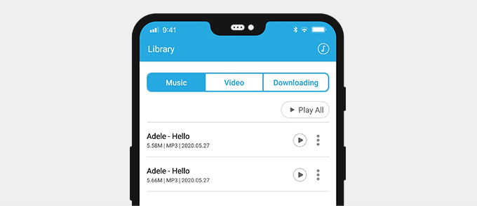 Audiomack-Musik in MP3