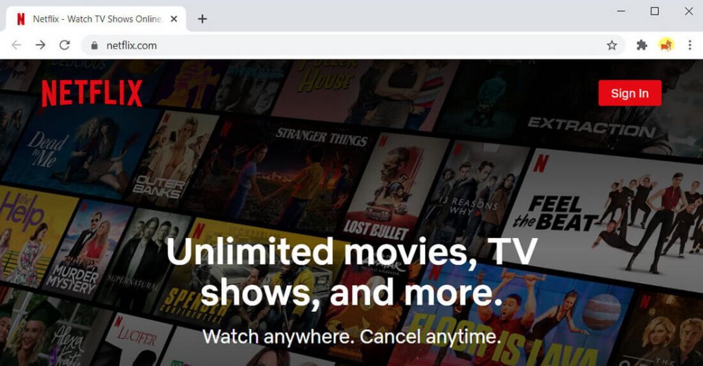 Netflix - alternativa a Hulu