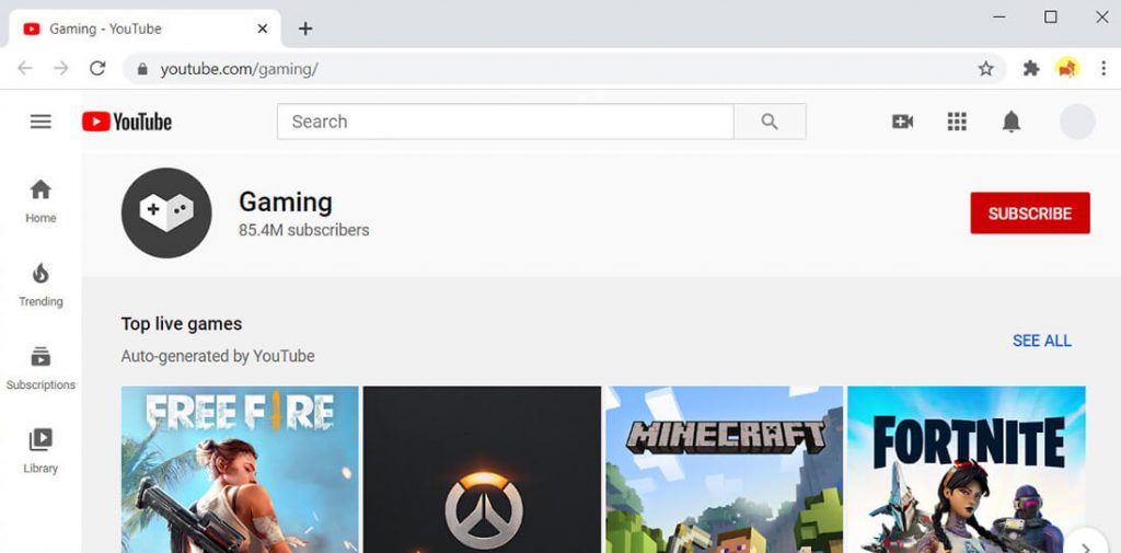 YouTube Gaming-Twitchの代替