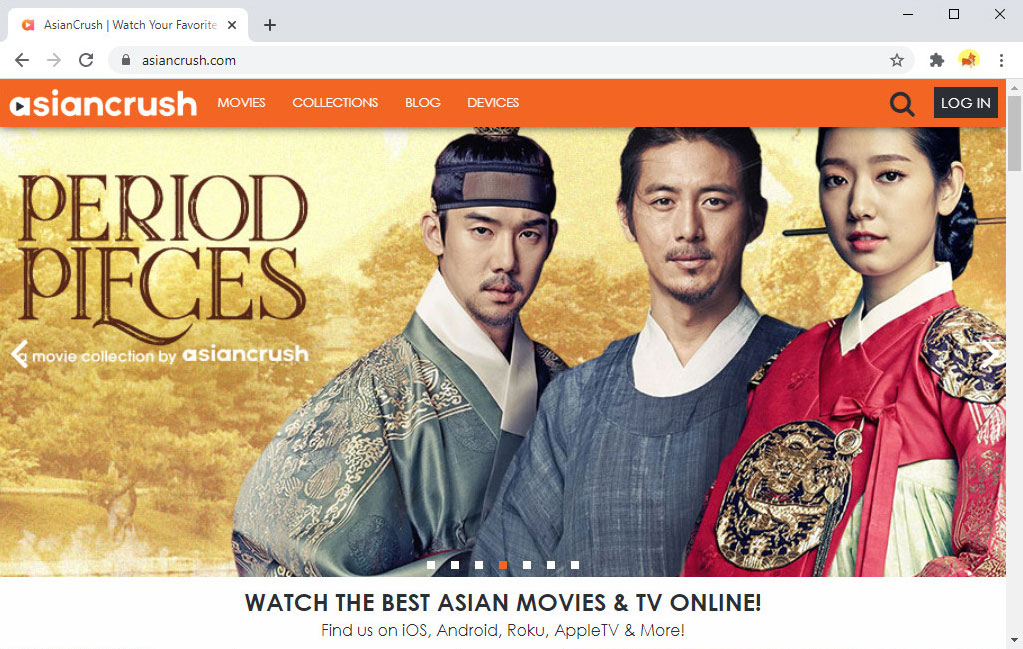 Koreanische Drama-Website - AsianCrush