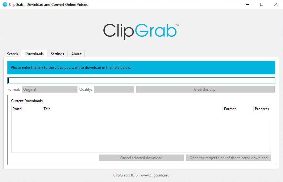 Video Grabber - ClipGrab