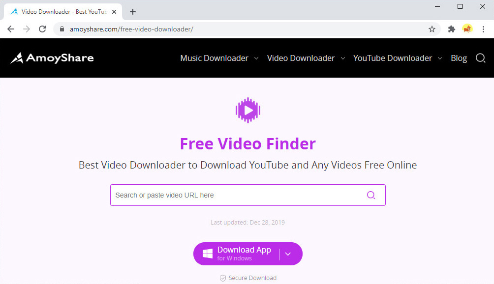 Video Grabber - โปรแกรมค้นหาวิดีโอฟรี