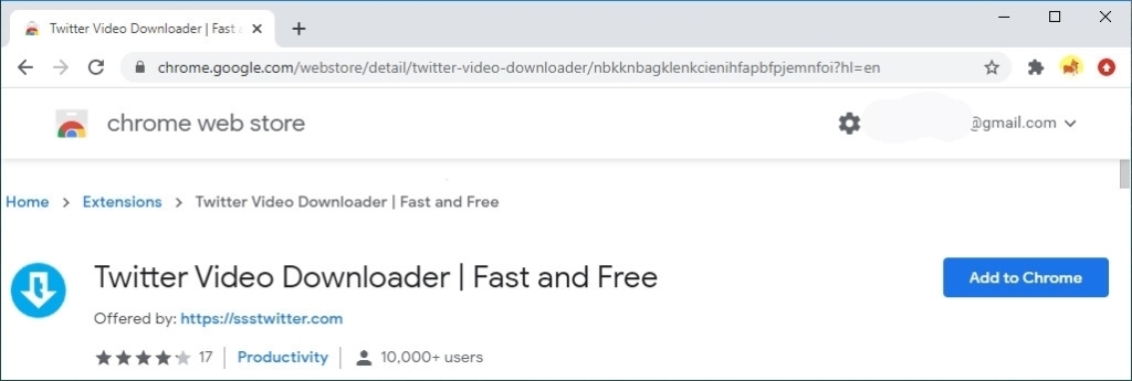 ssstwitter Twitter downloader de vídeo