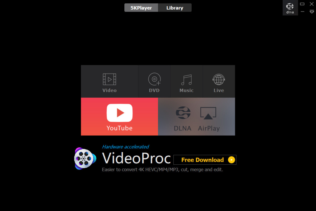 5kplayer Good Video Player لنظام التشغيل Mac