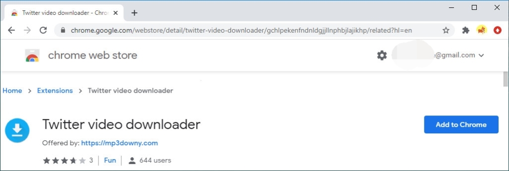 Downloader di video per Twitter MP3Downy