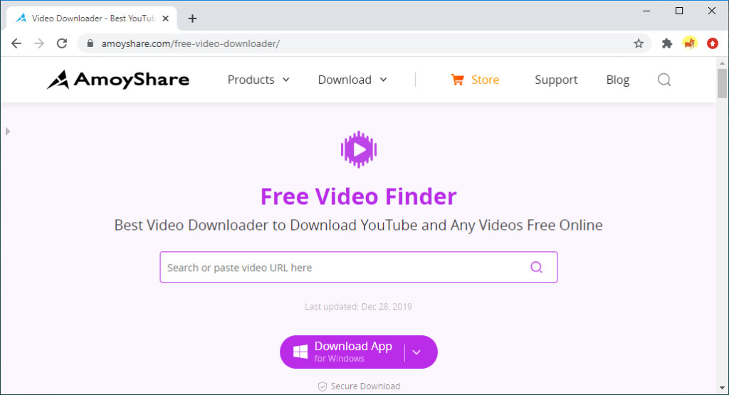 AmoyShare Kostenloser Video Finder