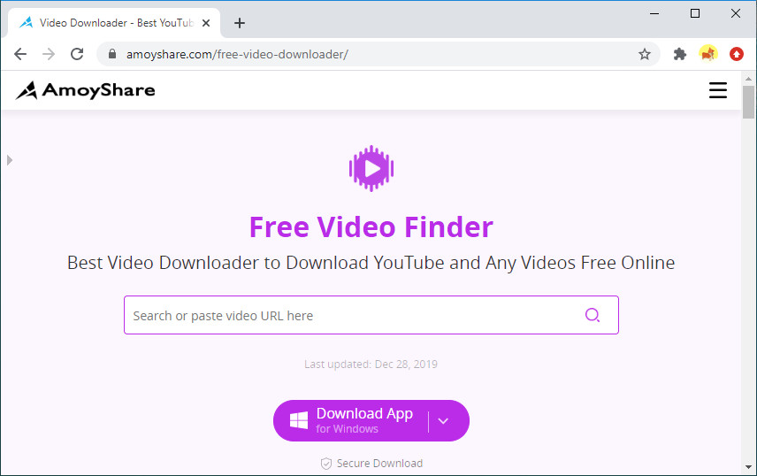 AmoyShare Kostenloser Video Finder