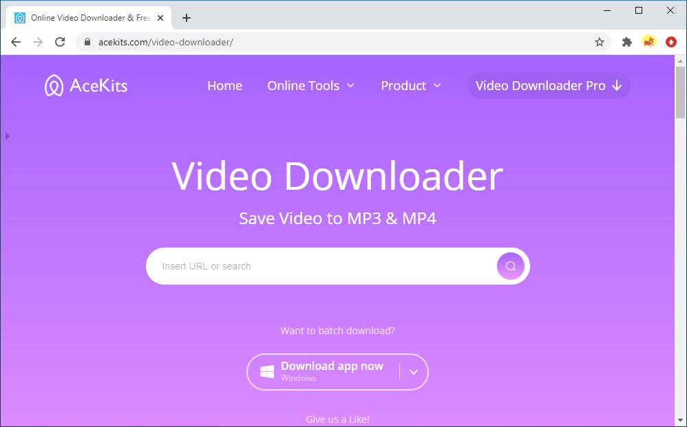 Downloader di video AceKits