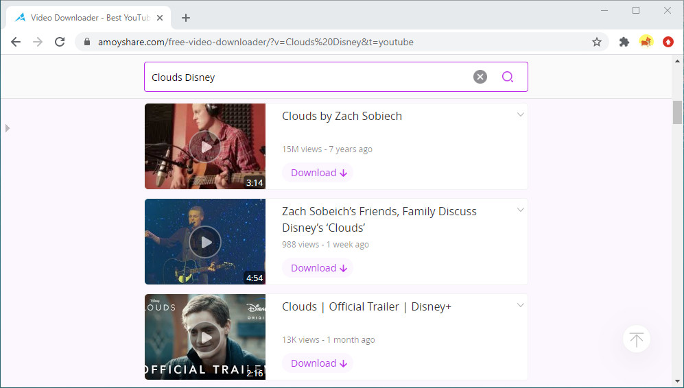 Search for keywords